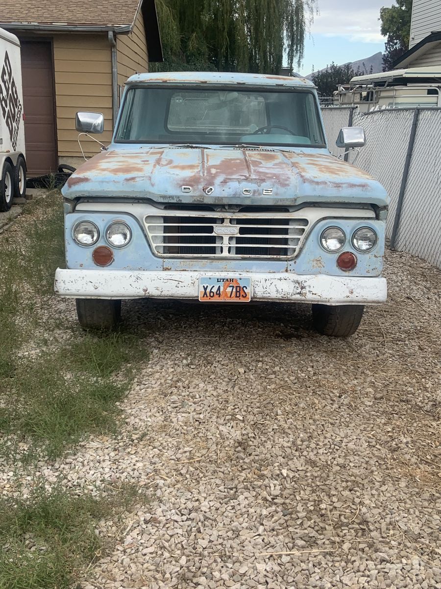 1964 Dodge D200 trade for good riding lawn mower