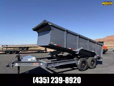 2025 RawMaxx 7X16 16K LPX Dump Trailer