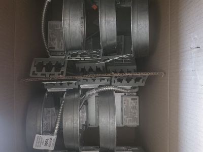 Brand new sealed case of 6 Cooper Lighting Portfolio commercial-grade 6" LED recessed downlight housings.
