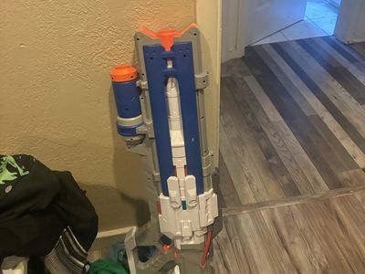 Large Blue and Gray Toy Blaster - Used Condition