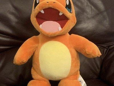 Build-A-Bear Workshop Pokemon Charmander Plush Stuffed Animal Toy 14" Tall - Excellent Condition