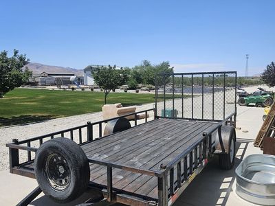 2021 Big Bubba 7' x 14' Utility Trailer – Side Loading Ramps – Excellent Condition