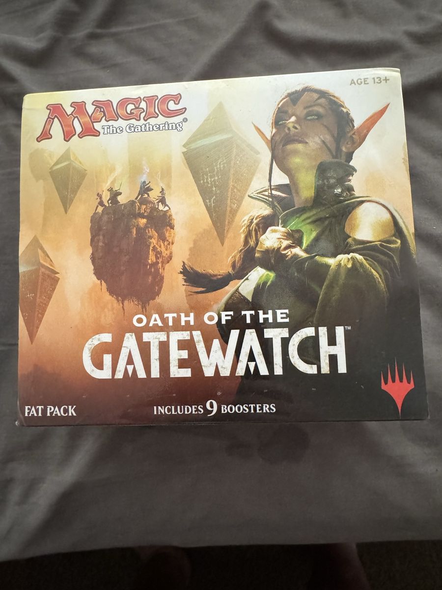 Magic The Gathering Oath of the Gatewatch Fat Pack - Factory Sealed with 9 Boosters
