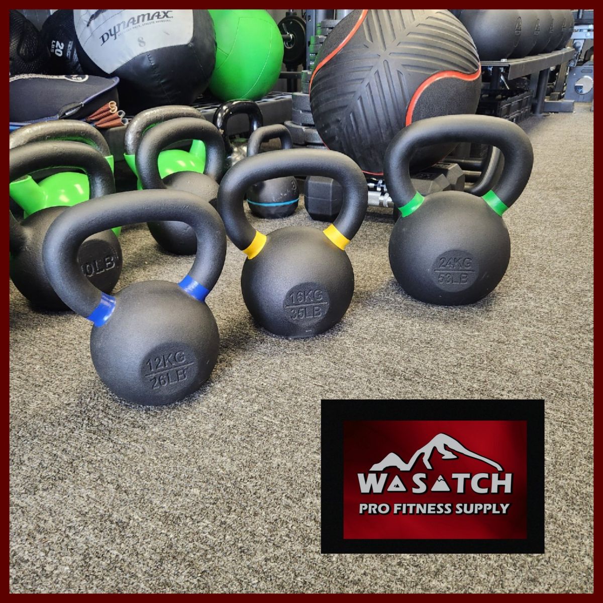 Clearance Kettlebells 3PC Set - 26 35 53LB