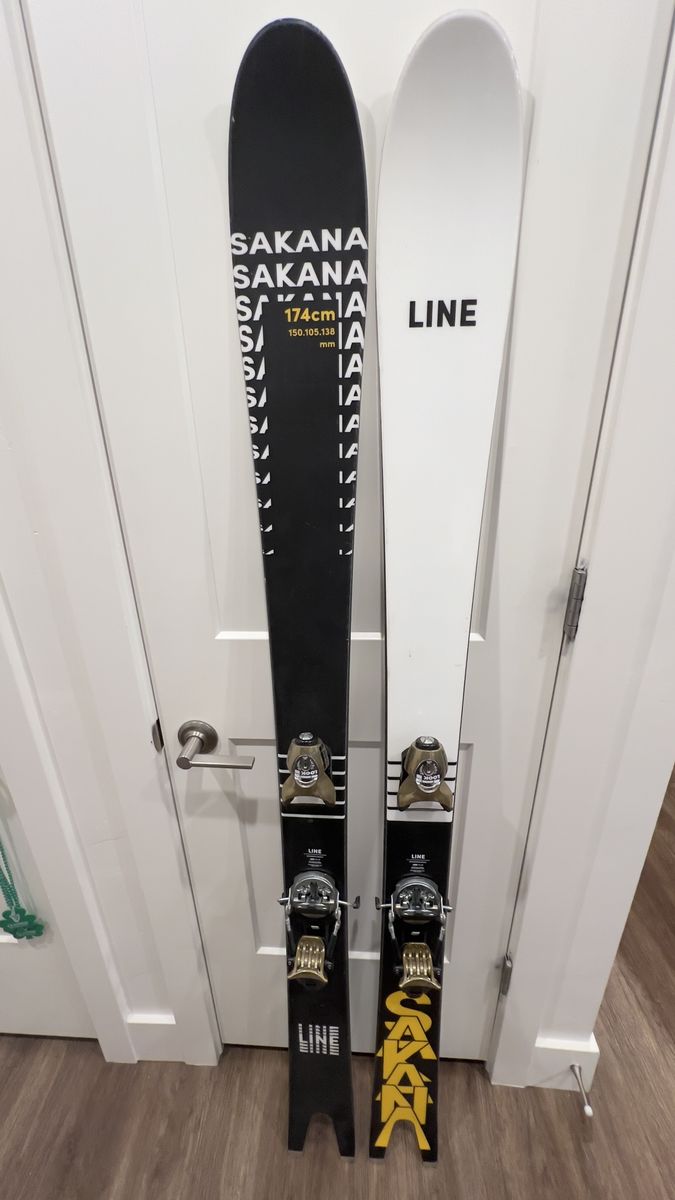 Line Sakana Skis 174cm with Look Pivot Bindings