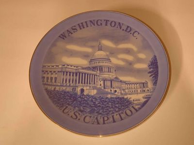 Washington DC souvenir plate