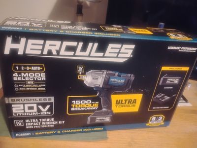 Hercules Ultra Torque Impact Wrench used once