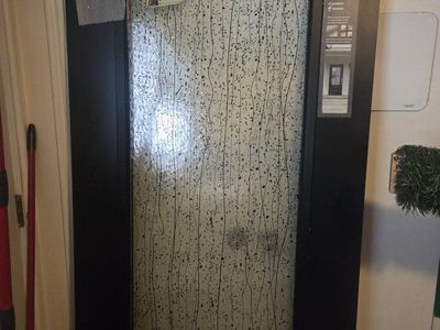 Mistify Decorative Low-E Glass Door Insert with Frame