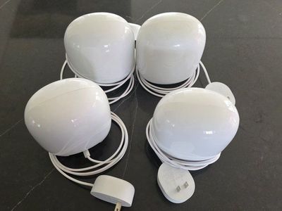 Google Wifi Mesh Routers (4-pack) - White, Whole Home Coverage, Fast & Reliable