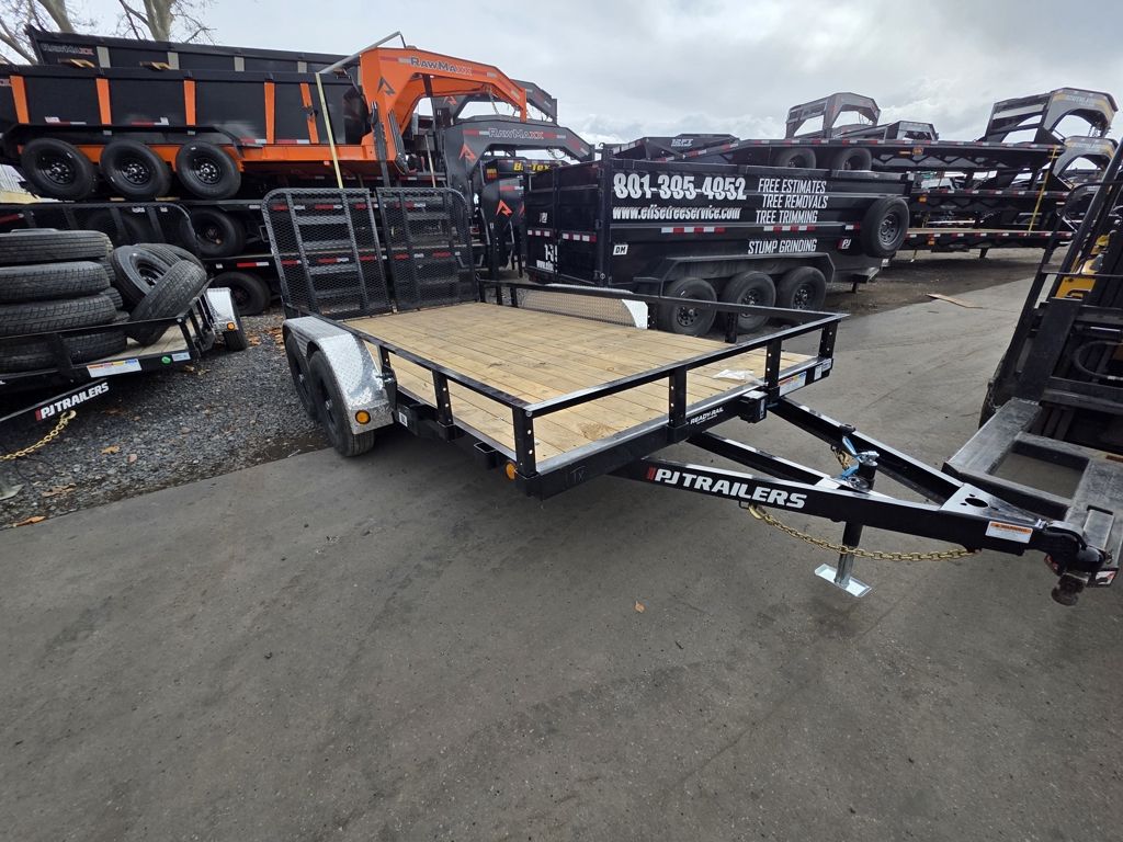 2026 PJ Trailers 7X14 UL 10K with Split HD Gate Ut