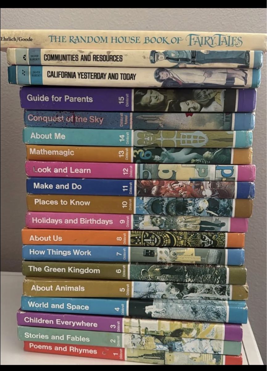 Childcraft Encyclopedia and Random House Book of Fairy Tales Lot