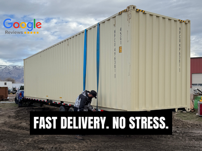 40' Used Shipping Container – Workshop Space – In Stock