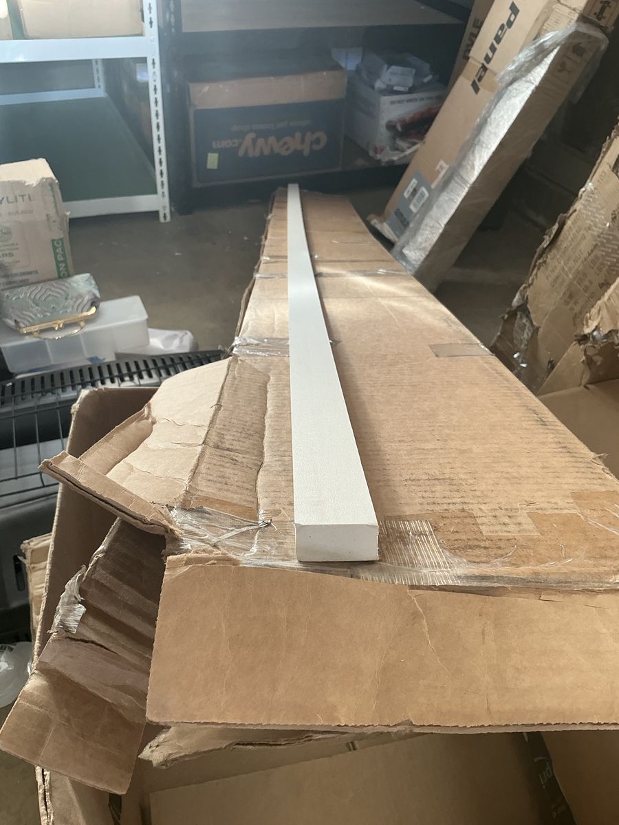 15 White Trim Slats / Battens