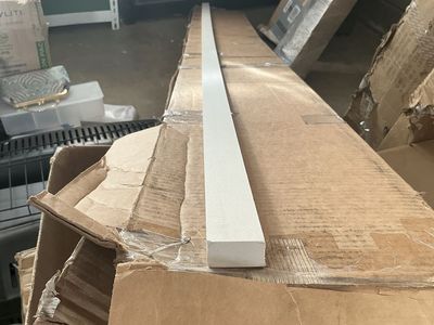 15 White Trim Slats / Battens