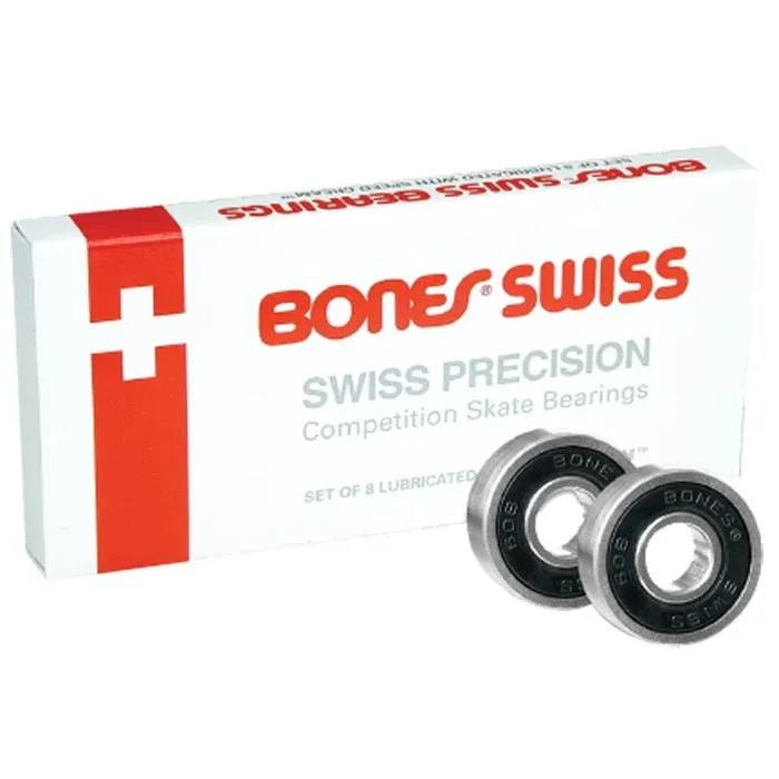 Bones Original Swiss Skateboard Bearings - NEW IN BOX!