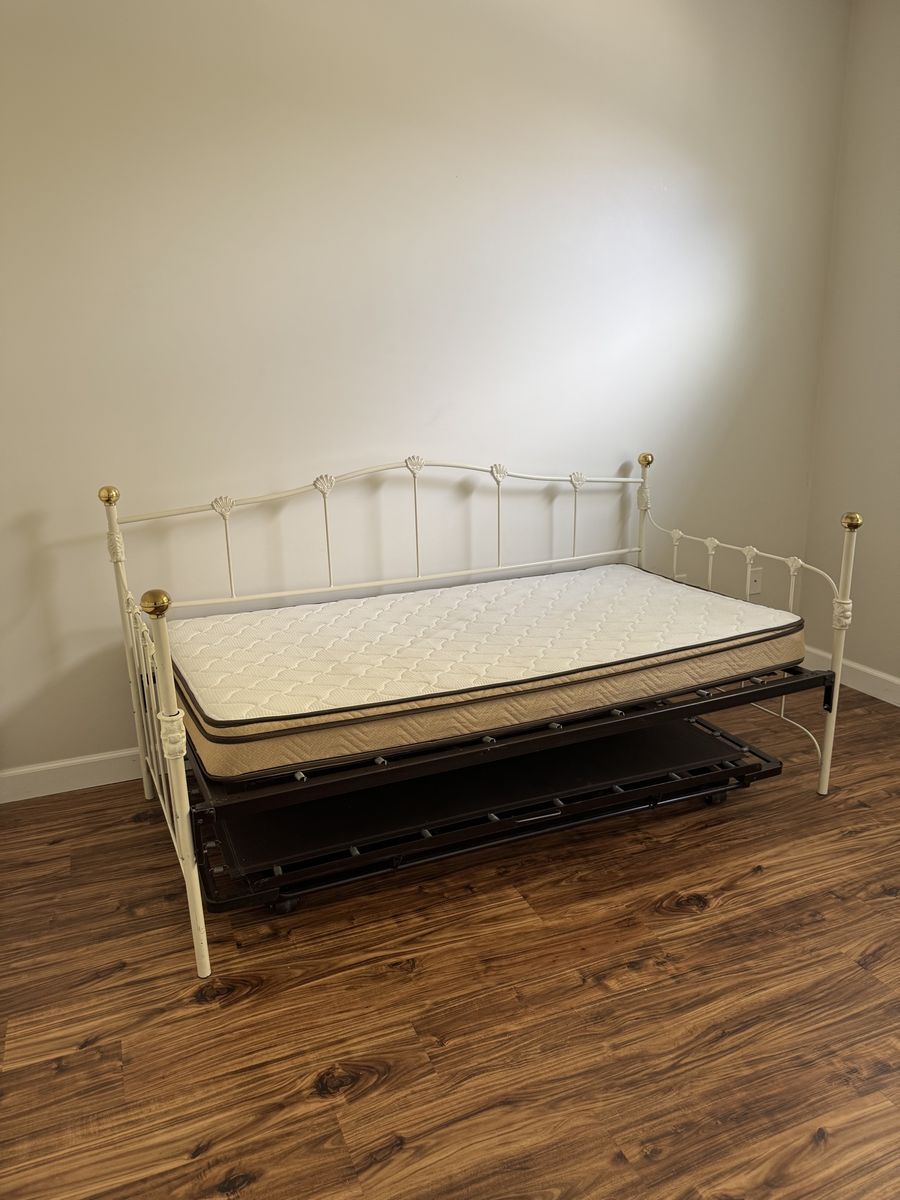 FREE - Daybed with Trundle and Double/Queen bed with frame.  