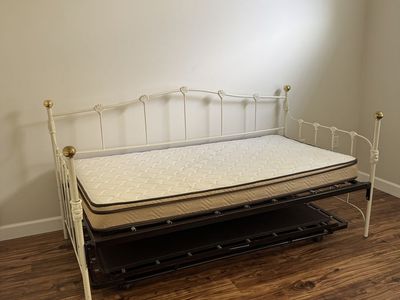 FREE - Daybed with Trundle and Double/Queen bed with frame.