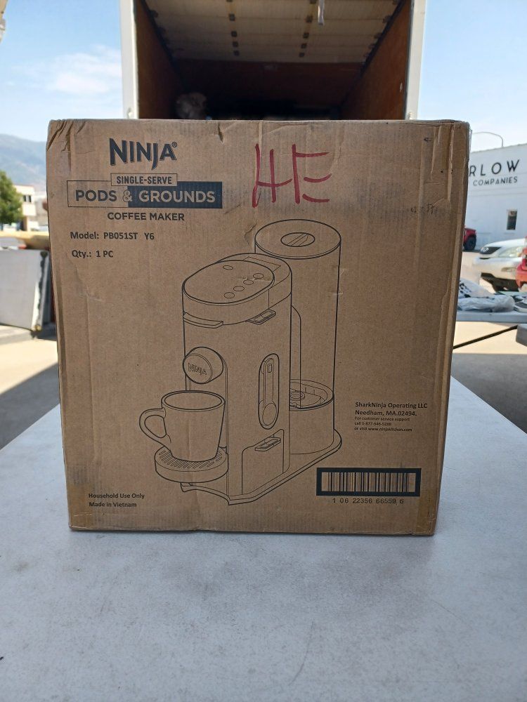 Ninja Single-Serve Pods & Grounds Coffee Maker PB051ST
