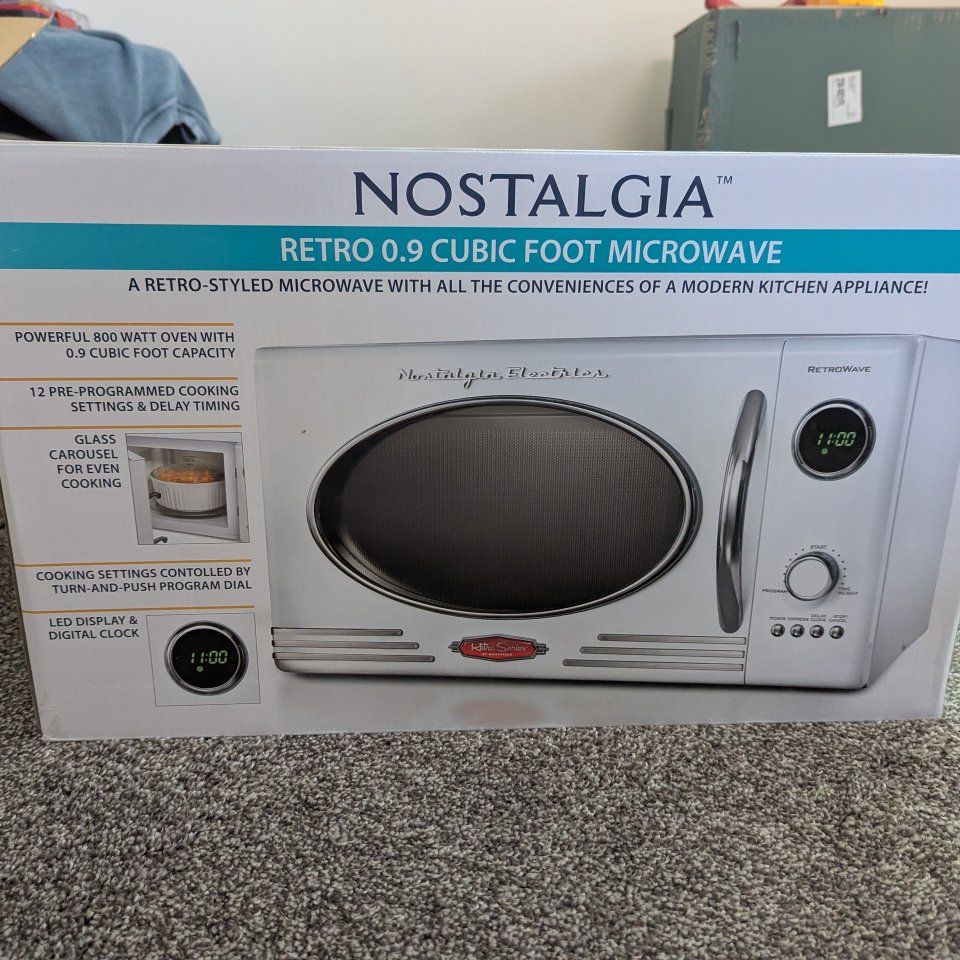 Nostalgia Retro Microwave