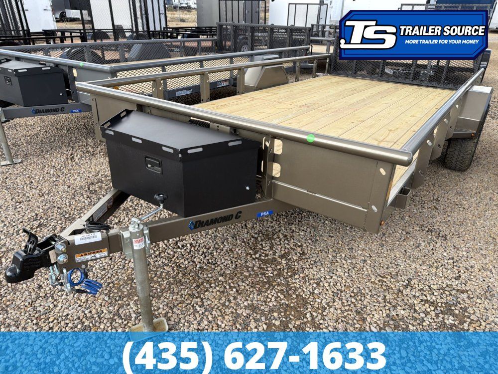 7x14 Diamond C PSA 135 Utility Trailer - 3.5K GVWR