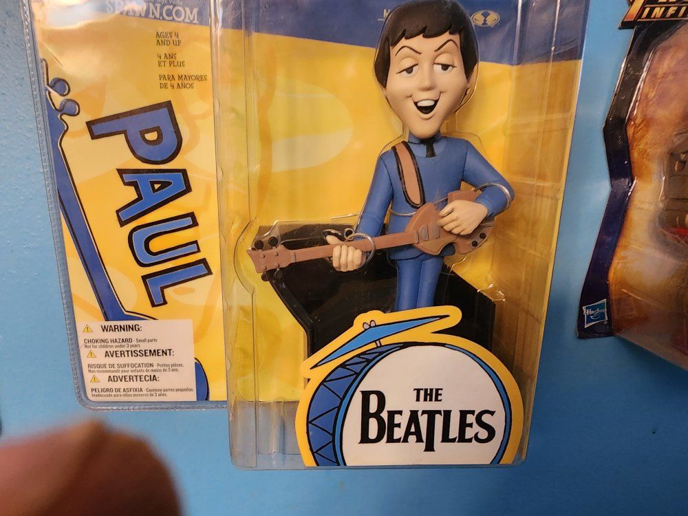 McFarlane Toys The Beatles Yellow Submarine John & Paul Action Figures In Packaging