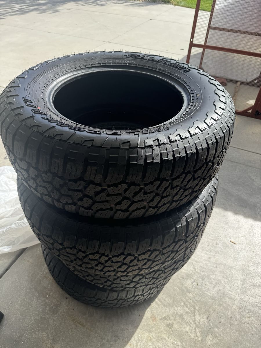 Falken Wildpeak AT3W tires. 285/70R18 TRD Pro
