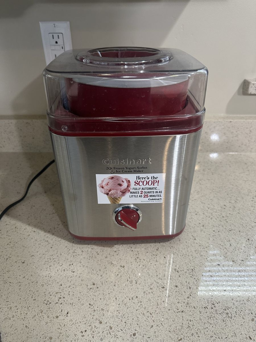 Cuisinart 2Qt Automatic Frozen Yogurt, Sorbet & Ice Cream Maker