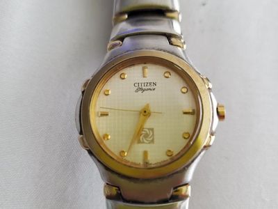 Citizen Elegance Women's Two-Tone Quartz Watch Gold Dial - Small Wrist