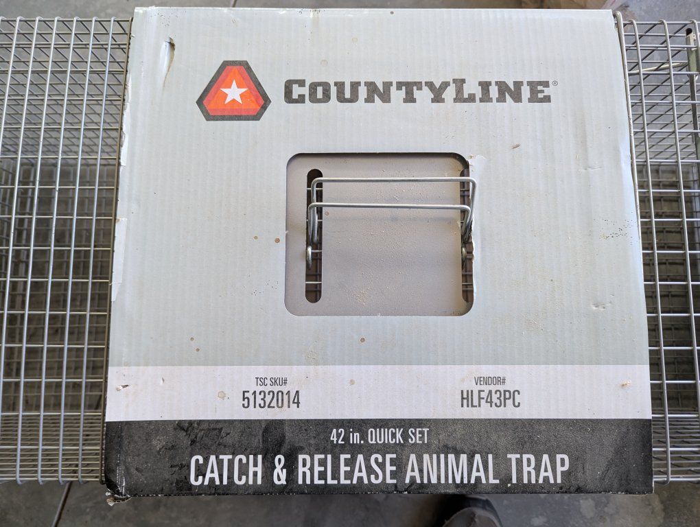 large catch and release live animal trap