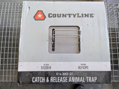 large catch and release live animal trap