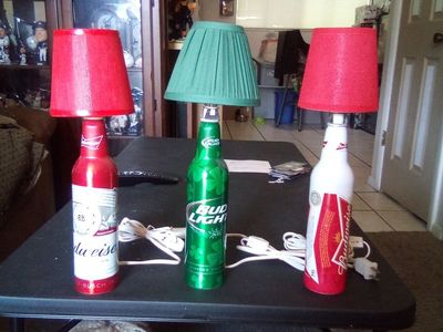Budweiser and Bud light lamps