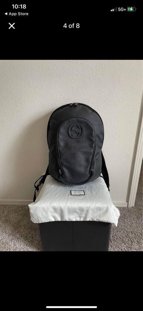 Gucci interlocking G backpack in black