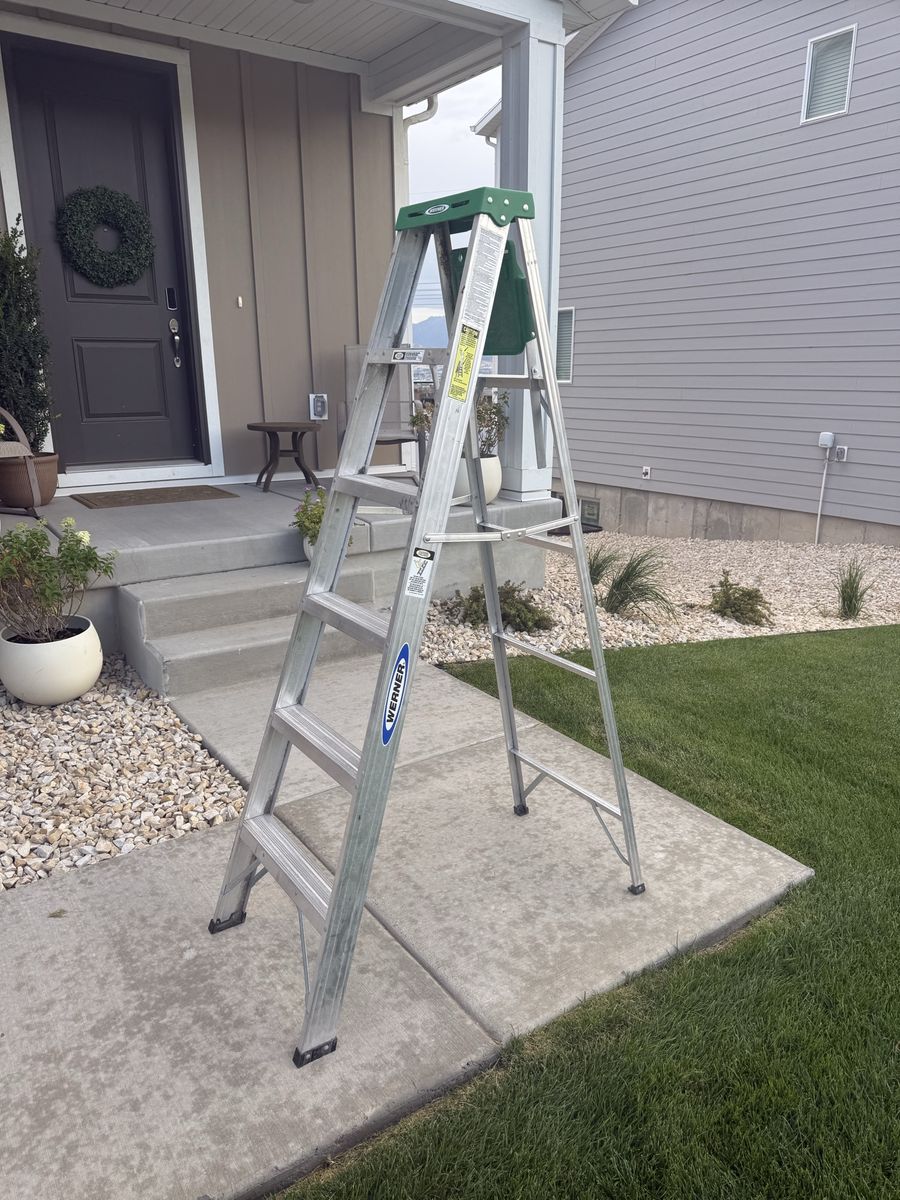 *Pending* Werner 6’ Aluminum Step Ladder with Tool Tray
