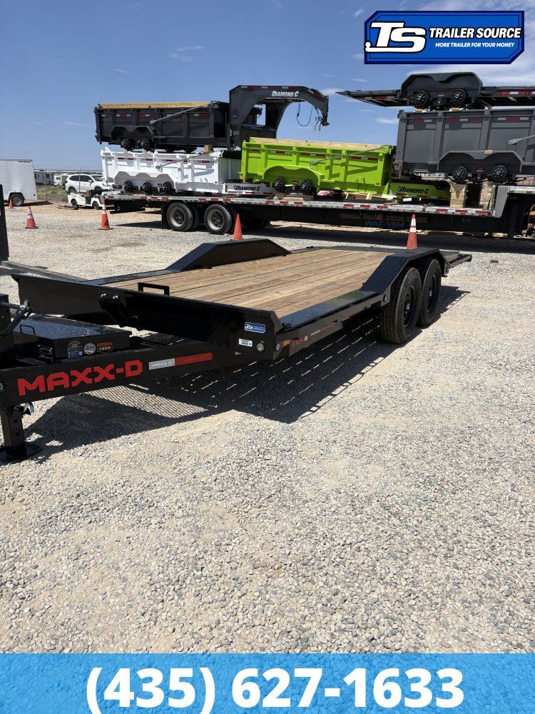 8.5x20 Maxx-D T6X Wide Body w/ Drive Over Fenders Power Tilt Trailer - 14K GVWR - 14 Ply Tires