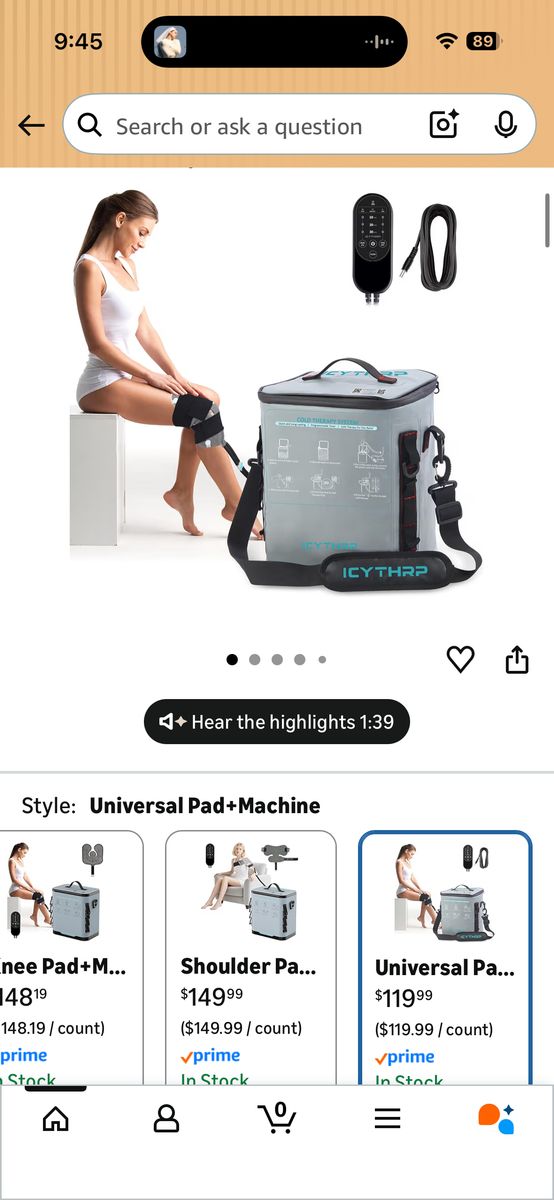 Cold Therapy Machine