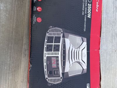 Cobra PRO 2500W Professional Grade Power Inverter with Fast Charge USB