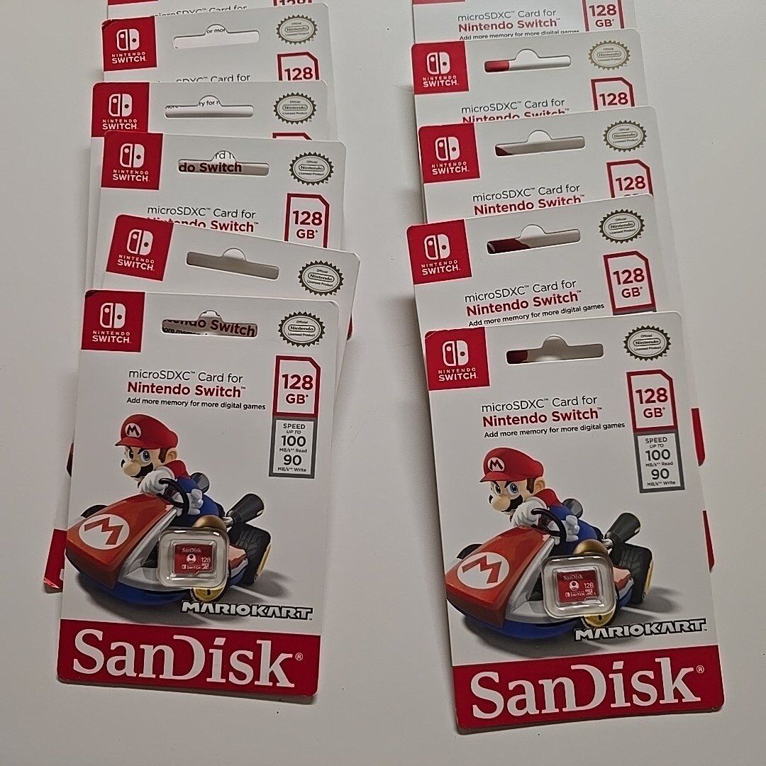 Mario edition MicroSD cards 128Gb