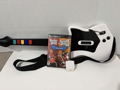 Wireless Guitar hero PS2 bundle