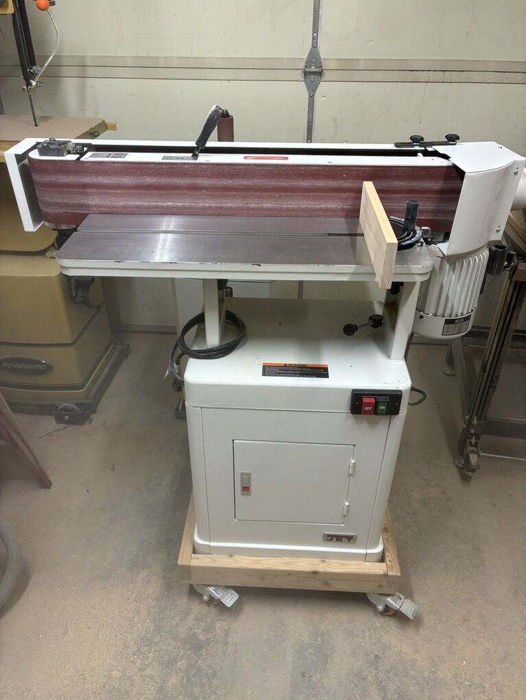 Jet edge sander