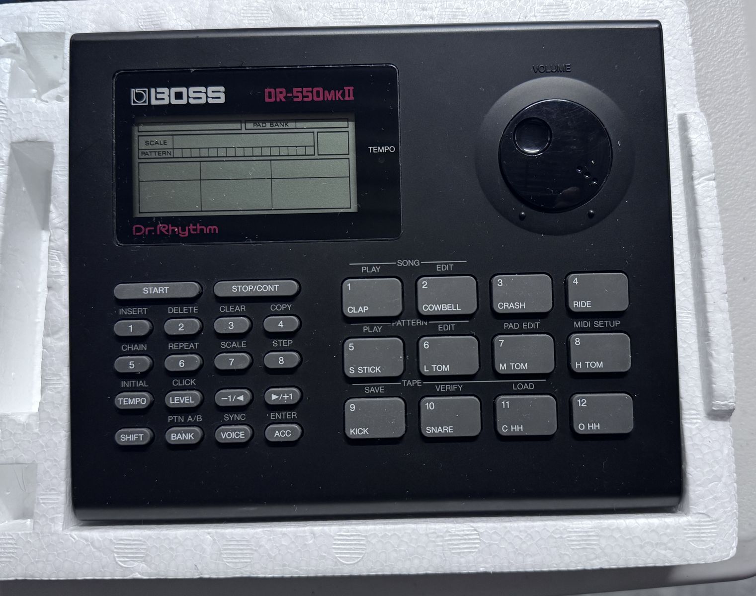 Vintage Boss DR-550 MKII Drum Machine