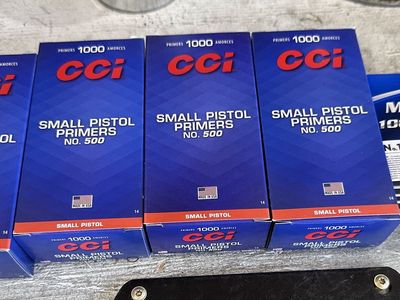 CCi small pistol primers - 3000 total
