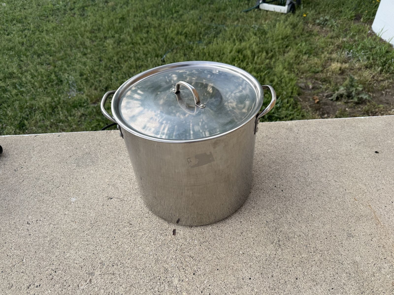 21-quart aluminum steamer with Lid