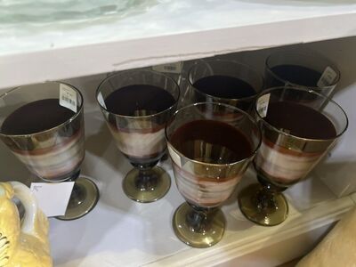 Vintage Glass Goblets