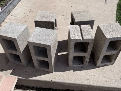 Cinder blocks