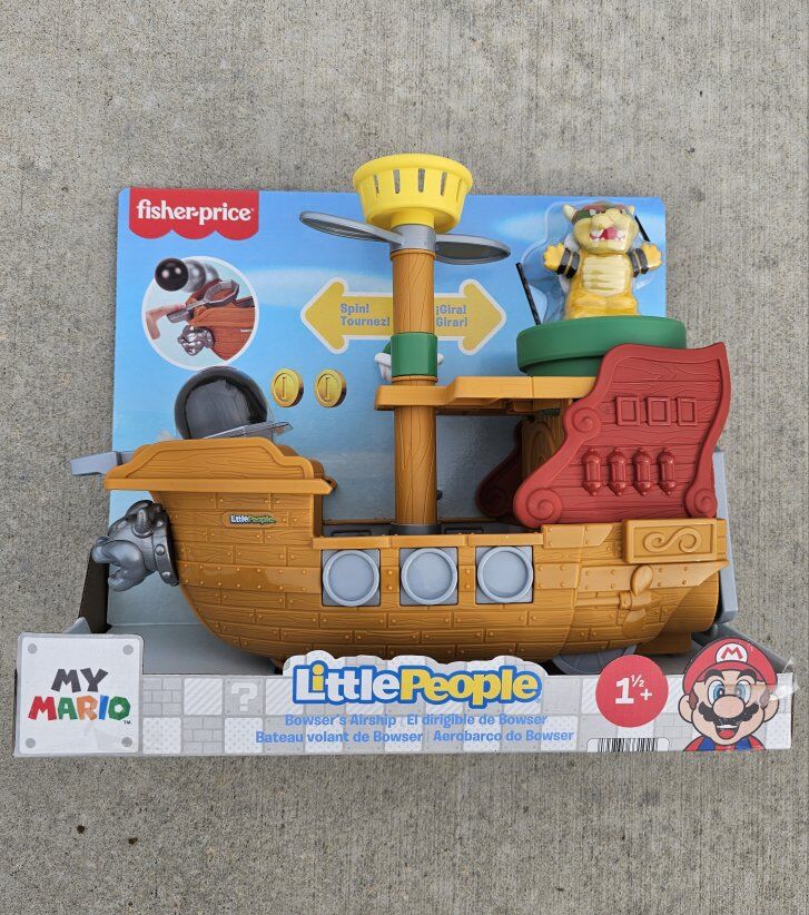 Mario Little People Bowsers Battle Ship (DLX)