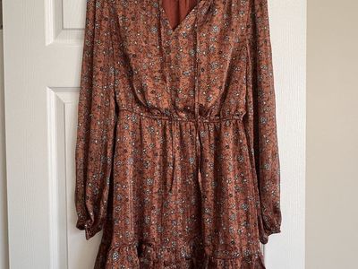 Darling Spring Floral Mini Dress - NEW