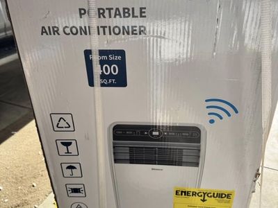 Shinco SPF1-12C-WIFI Portable Air Conditioner - 7500 BTU DOE/12000 BTU ASHRAE - 400 sq ft - WiFi
