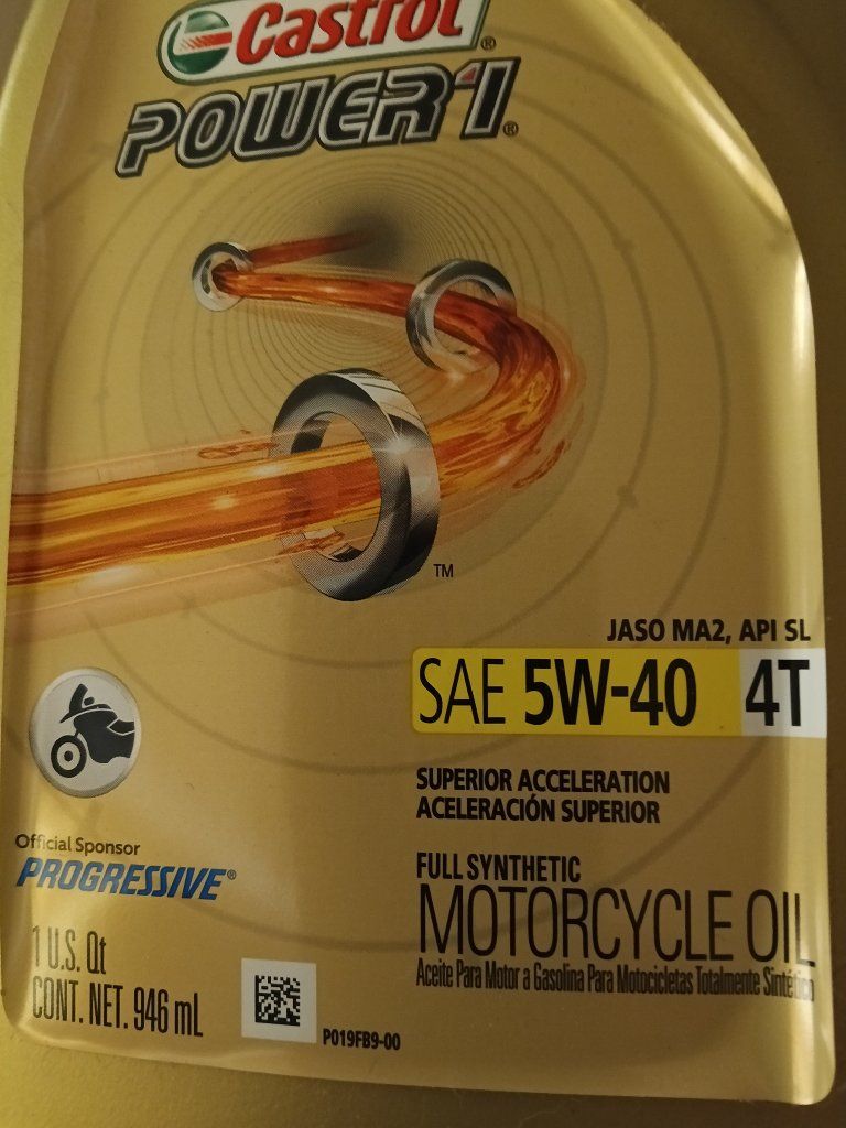Castrol full synthetic motorcycle oil 4T