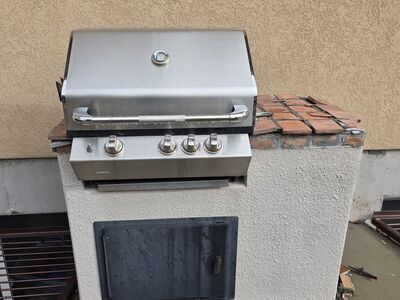 Turbo 32" 4-Burner Built-In BBQ Gas Grill