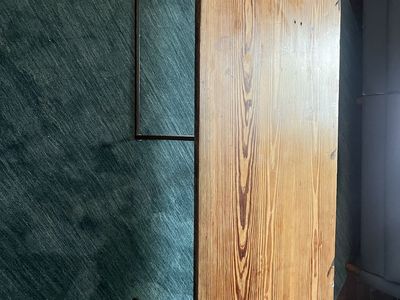 Rustic Live Edge Wood Coffee Table with Minimalist Metal Legs